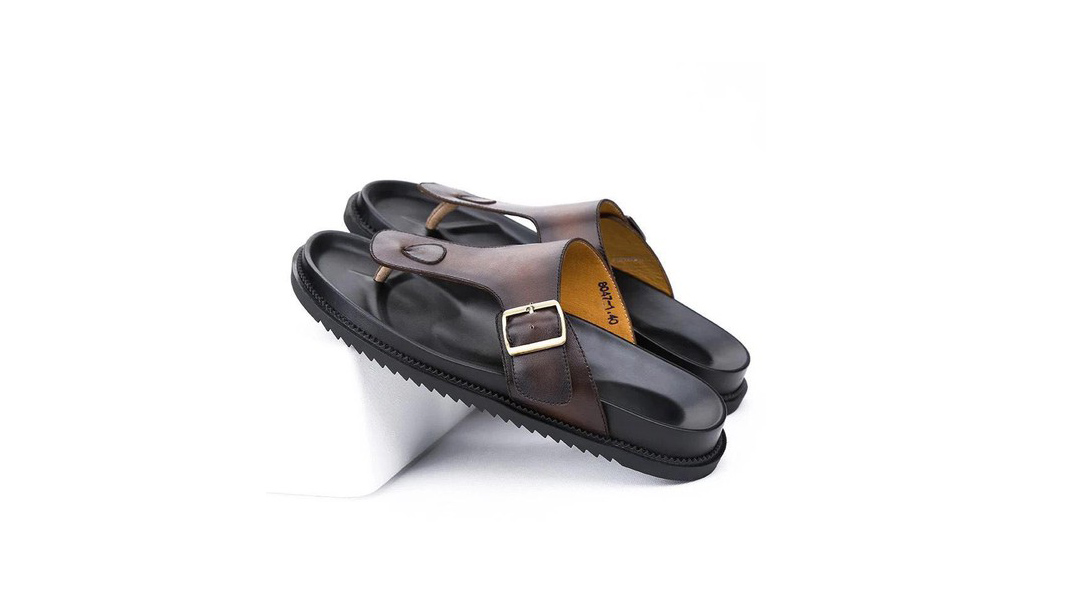 Dép kẹp nam da bò cao cấp, sang trọng